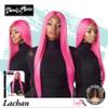 Sensationnel Shear Muse Lace Wig - Lachan Deep Laceparting Hand Tied Ready to Wear Synthetic Prestyled Units (MINTFROST) view 2