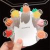 10Pcs Cute Fruit Vegetable Hair Claws For Women Children Headwear Mini Hairpins Transparent Barrettes Hair Accessories view 2