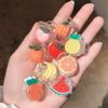10Pcs Cute Fruit Vegetable Hair Claws For Women Children Headwear Mini Hairpins Transparent Barrettes Hair Accessories view 4