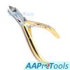 AAProTools Cuticle Nippers Cutter Trimmer Clipper Professional Stainless Steel with Double Springs 1/2 Jaw Dead Remover Manicure Nail Art Tool view 2