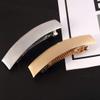 2PCS Women Metal Simple Retro Hair Barrettes Ponytail Holder French Hair Clip Hair Pins (Style C#) view 2