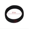 20 Pcs Black Stretch Hair Ties Ponytail Women Lady Hair Ropes with 3 Piece Donut Hair Bun Maker Hair Accessories (Black) view 3