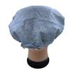 1 Pcs Waterproof Shower Cap for Women,Quanchen Double Layer Lined Reusable Elastic Bath Caps for Girls (06 Blue Flower) view 4