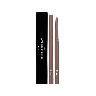 BBIA Last Auto Gel Eyeliner 17 Color  Multi-Use Longwear & Waterproof Mechanical Eye Liner Easy Drawing with Smooth Texture Smudge-Resistant Shadow & Glitter Vegan Korea Eye Makeup (06 CHOCO MOUSSE)