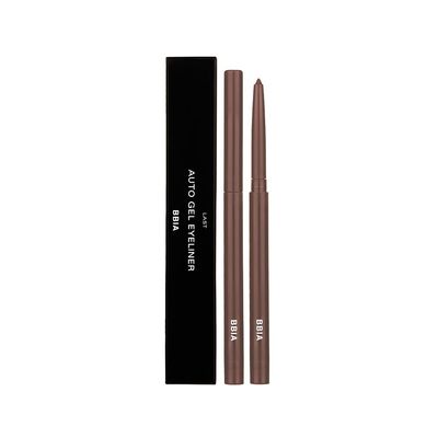 BBIA Last Auto Gel Eyeliner 17 Color  Multi-Use Longwear & Waterproof Mechanical Eye Liner Easy Drawing with Smooth Texture Smudge-Resistant Shadow & Glitter Vegan Korea Eye Makeup (03 ROSE BROWN)