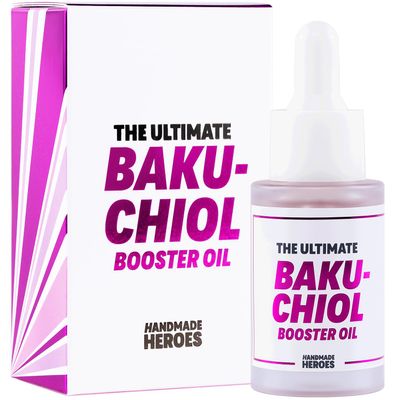 Handmade Heroes 2% Bakuchiol Oil Lifting and Firming Oil for Guasha Neck, and Dcollet, All Natural Retinol Alternative For Radiant and Line Smoothing 0.75oz
