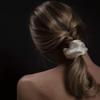 THXSILK Hair Silk Scrunchies Elastic Hair Bands Scrunchy Hair Ties Ponytail Ropes for Women Hair Accessories - 10 Colors view 2