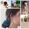 THXSILK Hair Silk Scrunchies Elastic Hair Bands Scrunchy Hair Ties Ponytail Ropes for Women Hair Accessories - 10 Colors view 3