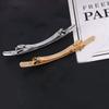 2PCS Women Metal Simple Retro Hair Barrettes Ponytail Holder French Hair Clip Hair Pins (Style A#) view 2