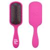 The Knot Dr. hair brush by Conair - Detangling hair brush - Removes Knots and Tangles in wet or dry Hair - hair brushes for women - Pink view 1