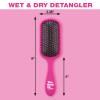 The Knot Dr. hair brush by Conair - Detangling hair brush - Removes Knots and Tangles in wet or dry Hair - hair brushes for women - Pink view 3