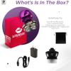 Skull Shaver Butterfly Kiss PRO - Women's Electric Shaver for Bikini Line, Legs & Body - Wet & Dry Use - Ergonomic, Hypoallergenic Blades - 60 Minutes Cordless Use - Purple view 3