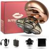 Skull Shaver Butterfly Kiss PRO - Women's Electric Shaver for Bikini Line, Legs & Body - Wet & Dry Use - Ergonomic, Hypoallergenic Blades - 60 Minutes Cordless Use - Rose Gold view 1