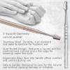 3 Swords Germany - brand quality, professional CUTICLE PUSHER, CUTICLE KNIFE, NAIL CLEANER, stainless steel, extra sharp, manicure pedicure nail care by 3 Swords Germany (7940) view 4