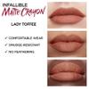 LOral Paris Infallible Matte Lip Crayon, Lady Toffee (Packaging May Vary) view 4