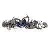 Set of 2 Vintage Flower French Clip Rhinestones Hair Barrettes Hair Clips Wedding Crystal Spring Hair Clips Hair Pin Hair Jewelry (Style B#) view 3