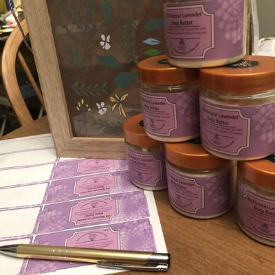 All Natural Lavender Body Butter