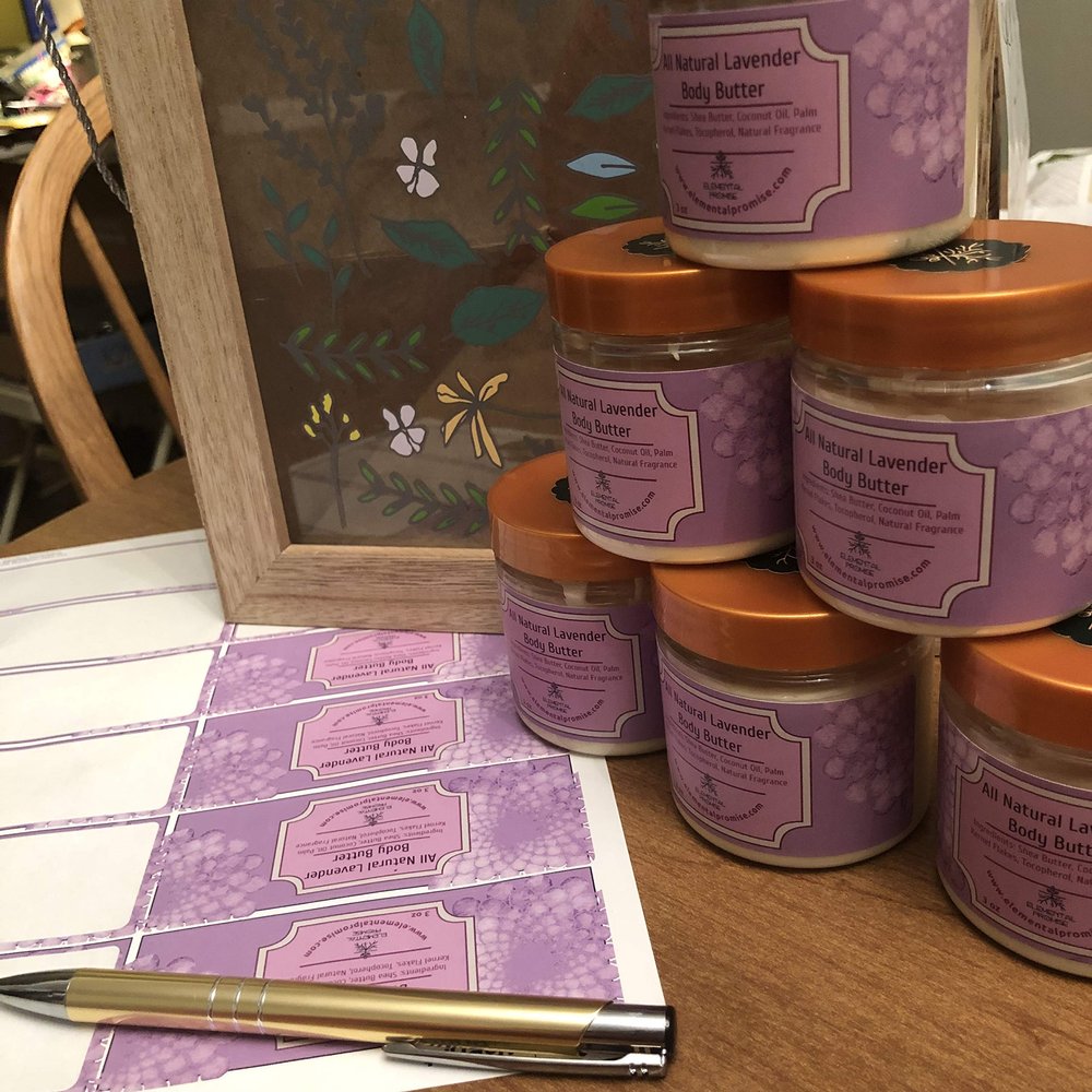 All Natural Lavender Body Butter