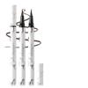 Magik 2 Pack Marble Cat Eye Bold Eye Liquid Fast-dry Long-lasting Waterproof Eyeliner (Marble, Soft Brush Tip, Dark Brown) view 1