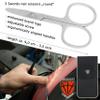 3 Swords Germany - brand quality STAINLESS STEEL INOX CURVED NAIL SCISSORS (1 PIECE) with round tips for DIABETICS - manicure pedicure - nail care by 3 Swords - Made in Germany view 4
