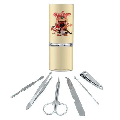 A Christmas Story Poster Stainless Steel Manicure Pedicure Grooming Beauty Care Travel Kit
