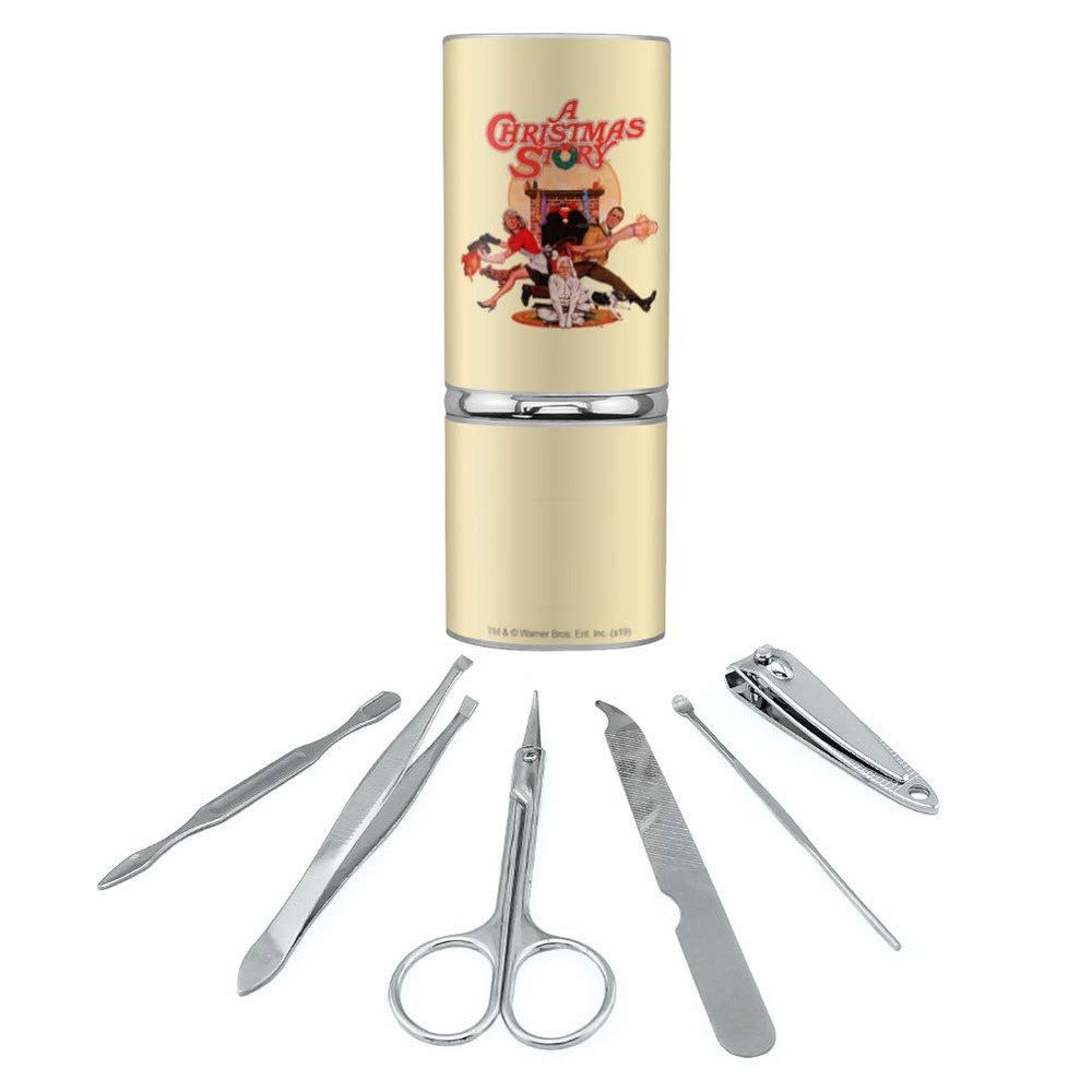 A Christmas Story Poster Stainless Steel Manicure Pedicure Grooming Beauty Care Travel Kit