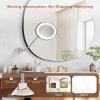 Brightown 10x Magnifying Mirror with Light, Flexible Gooseneck Make up Mirror with Lights and Magnification, Battery Operated Cordless with Suction Cups for Wall Bathroom view 3