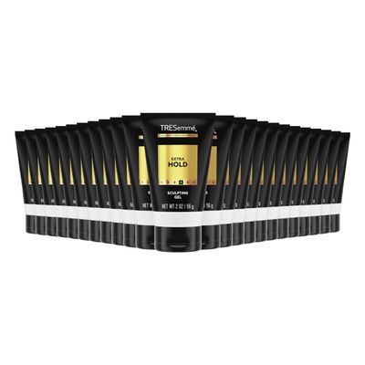 TRESemm Hair Gel Extra Hold Pack of 24 For an Strong Hold and Lasting Shine Extra Firm Control Styling Gel for All Hair Types 2 oz