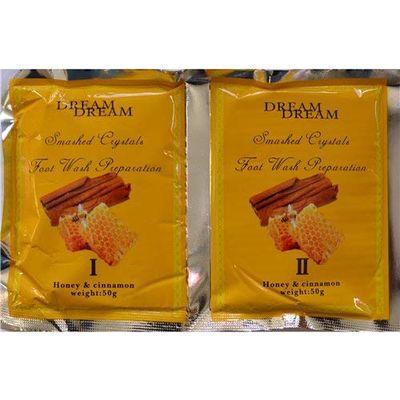 Dream Dream Pedicure Smashed Crystal Jelly Foot Bath Set I & II (Honey & Cinnamon)