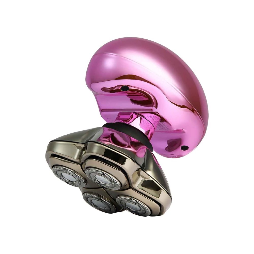 Skull Shaver Butterfly Kiss PRO - Women's Electric Shaver for Bikini Line, Legs & Body - Wet & Dry Use - Ergonomic, Hypoallergenic Blades - 60 Minutes Cordless Use - Pink