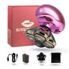 Skull Shaver Butterfly Kiss PRO - Women's Electric Shaver for Bikini Line, Legs & Body - Wet & Dry Use - Ergonomic, Hypoallergenic Blades - 60 Minutes Cordless Use - Pink view 2