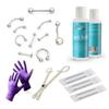 LionGothic Piercing Kit 19 Pieces for Professional Result Externally Threaded Jewelry 14g and 16g view 1