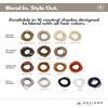 Heliums Small Hair Ties - Sandy Blonde - No Damage Mini 1 Inch Reusable 2mm Elastics for Thin Hair and Kids, Neutral Ponytail Holders - 48 Count view 3