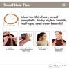 Heliums Small Hair Ties - Sandy Blonde - No Damage Mini 1 Inch Reusable 2mm Elastics for Thin Hair and Kids, Neutral Ponytail Holders - 48 Count view 4