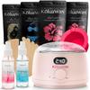KoluaWax Premium Waxing Kit for Women - Beginner Friendly - Complete Wax Kit that includes 14oz of Wax Beads, Applicator, Pre and Post Care, Suitable for Sensitive Skin (Blush) view 1