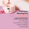 KoluaWax Premium Waxing Kit for Women - Beginner Friendly - Complete Wax Kit that includes 14oz of Wax Beads, Applicator, Pre and Post Care, Suitable for Sensitive Skin (Blush) view 2