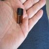 10 Pack Amber Glass 2 ml Essential Oil Bottles w/Orifice Reducer and Cap view 2