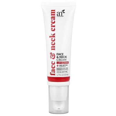 artnaturals Face & Neck Firming Cream - Anti Aging Moisturizer for Neck & Dcollet - For Tightening & Lifting Sagging Skin - Antiwrinkle, Reduces Fine Lines w/ Vitamin C & Hylauronic Acid - 1.7 Fl