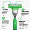 Gillette Mach3 Sensitive Razors for Men, 1 Handle, 5 Blade Refills, Designed for Sensitive Skin view 3