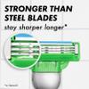 Gillette Mach3 Sensitive Razors for Men, 1 Handle, 5 Blade Refills, Designed for Sensitive Skin view 4
