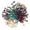 100Pcs s Beads DIY Hair Braid Accessories, Painted Wood Beads, Braid Rings, s Beads and Hair Clips for Hair Decoration view 3