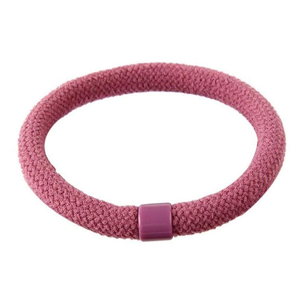 10 Pack Hair Ties Hair Bands for Women Girls Elastic Bands Stretch Ponytail Holders Hair Rubber Bands Hair Rope, Rose