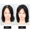 100% Real Human Hair Hand Tied Hair Toppers for Women, 3"x5" Silk Base Top Wiglet Hairpiece Clip in, 10" Chestnut Brown view 3