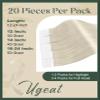 Ugeat Tape in Hair Extensions for Real Human Hair Blonde Invisible Tape in Hair Extensions Remy Platinum Blonde Straight Short Lightweight for Halloween 12Inch 20Pcs 30G view 4