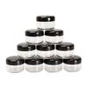 10Pcs 5 Gram Empty Clear Plastic Mini Cosmetic Containers with Lids, Cream Small Clear Pot Travel Jars for Make Up, Eye Shadow, Nails, Powder, Gems, Beads, Jewelry, view 1