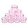10Pcs 5 Gram Empty Clear Plastic Mini Cosmetic Containers with Lids, Cream Small Clear Pot Travel Jars for Make Up, Eye Shadow, Nails, Powder, Gems, Beads, Jewelry, view 1