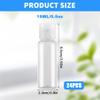 0.5oz Mini Clear Plastic Empty Bottle with Flip Cap Small Travel Bottles Storage Containers Jars for Cosmetic Sample Lotion Shower Gel Emulsion Toiletries - Set of 24 view 2