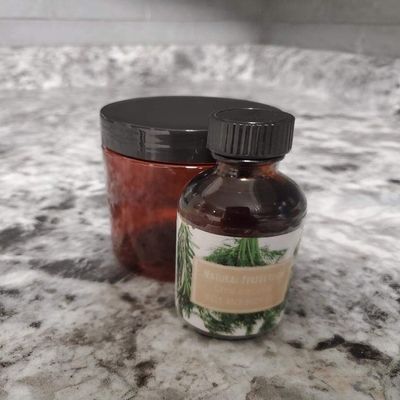 Natural Perfection Grow and Glow Hair and Body Oil and Hair Cream Combo
