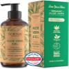 Soena Aloe Vera Gel Organic - FROM PURE ALOE LEAF JUICE - Vegan | 100% Natural & Unscented - Certified Organic - Made in Germany - Moisturizer - For Face, Skin, Hair, Sunburn relief view 1