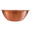 Satin Brushed Copper Foot Tub Basin Wash Soak Spa Beauty Salon Massage Pedicure Bowl view 2